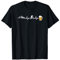 Mountainbike und Bier Herzschlag Fahrrad EKG Radfahren T-Shirt