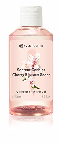 Yves Rocher LA COLLECTION Duschgel Kirschblüten| erfrischende Pflegedusche, mit feinem Schaum