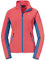 Schöffel Damen Fleece Jacket Lodron L, atmungsaktive Fleecejacke aus 4-Wege-Stretch, Funktionsjacke mit Body-Mapping Technologie und Original ÖSV Logos, geranium, 44