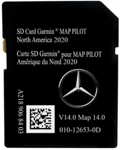 Latest North America Maps Compatible with Mercedes Navigation V14.0 SD Card A2189068403 Garmin Pilot GPS CLA GLA