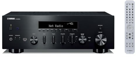 Yamaha R-N600A Network Receiver with Streaming, Phono and Built-in DAC, Black