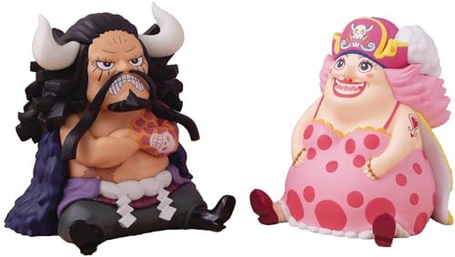 Megahouse One Piece Figur Look Up Kaido The Beast & Big Mom 11 cm (mit Gourd & Semla)