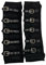 Ro Rox schwarze Mesh-Armstulpen Punk Gotisch Handschuhe Schnalle Reißverschluss
