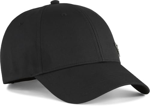 PUMA Unisex ESS Metal PUMA CAT BB Cap BB-Kappen, Puma Black,