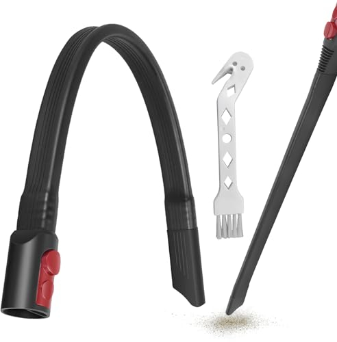 Flexibele Fugendüse für Dyson V15 V12 V11 V10 V8 V7 Gen5 Staubsauger Staubsaugeraufsatz 58cm Lange Flachdüse Verlängerung Düse Zubehör Staubsauger Fugendüse zur Reinigung unter den Autositzen Möbeln