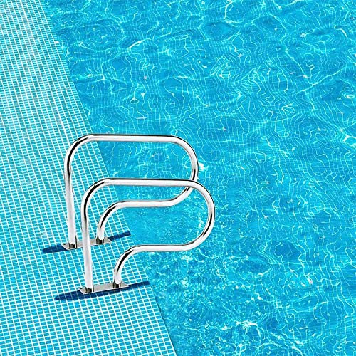 TQVLNMCR Barandilla para Piscina Barandilla de Seguridad para Piscina Barandilla para Piscina Enterrada, Barandilla para Escalera con Rampa, Barandilla para Piscina, Barandilla para Piscina de Acero