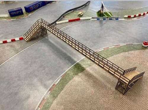 AT-BA Modellbau 220045 Slotcar Brücke S-Form 750mm