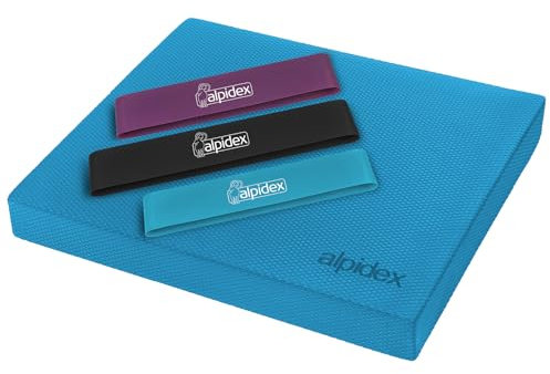ALPIDEX Balance Pad Balancekissen Fitnessbänder Stabilität Koordination Verbessertes Gleichgewicht Kissen Rutschfest Wackelkissen Balancegerät, Farbe:Blue, Größe:40x34x5 cm