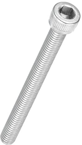 Kozelo 20pcs Socket Head Cap Screws - [M6-1 x 60mm] 304 Stainless Steel Allen Socket Drive for Electrical Motor 3D Printing Fan Engine Replacement Use, Silver