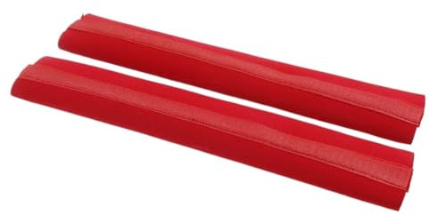DGOINGPI Motorrad Gabel Gabelschutz hinten Stoßdämpfer Schutz Wrap Abdeckung Fit für CRF YZF KLX Dirt Bike Motorrad ATV Quad Vorderradgabelschutz(Red)