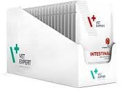 VET Expert Intestinal Katzenfutter, Nassfutter für Erwachsene Katzen, Diätfuttermittel, 100g x 12 Portionen, Verdauungsunterstützung bei Magen-Darm-Problemen