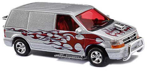 Busch 44656 - Dodge Ram Van Crazy Cars