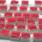 ALEA Mosaic Mini Mosaiksteine 5x5mm, 1000 Stück, Tomatenrot, WR01