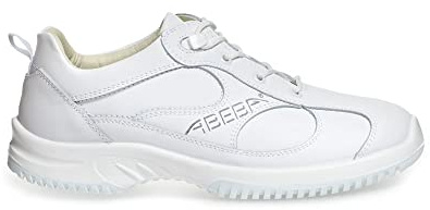 ABEBA 6750 UNI6 Niedriger Schuh, O2, FO, SRC, Weiß, Größe 41