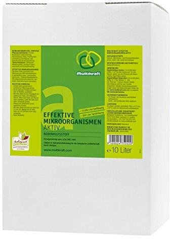 Multikraft Effektive Mikroorganismen Aktiv (EM aktiv) – Natürliche Boden- & Pflanzenpflege, umweltfreundlich, Förderung von Wachstum & Gesundheit, ideal für Garten & Landwirtschaft, 10 Liter