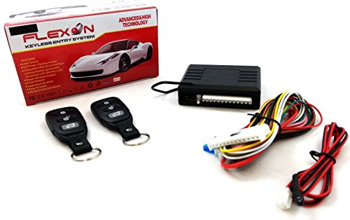 A1 UNIVERSAL KLAPPSCHLÜSSEL FUNKFERNBEDIENUNG FUNK ZENTRALVERRIEGELUNG UNIVERSAL MIT 2 HANDSENDER SCHWARZ FÜR PKW, SUV, VAN 116