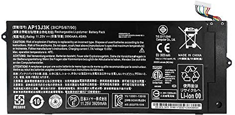 7XINbox 11.4V 3920mAh 45Wh AP13J3K AP13J4K Replacement Laptop Battery for Acer Chromebook 11 C740 C720 C720P C720P-2666 C720-2800 C740-C3P1