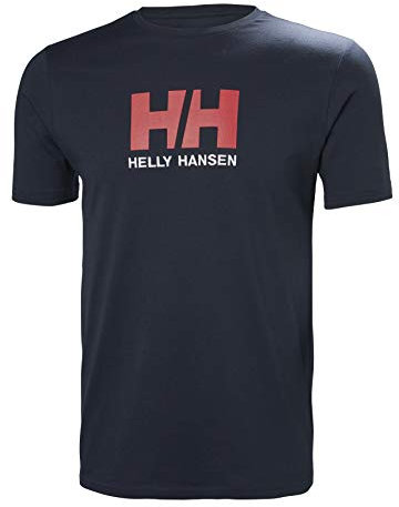 Helly Hansen Men's HH Logo T-Shirt, Navy, S