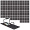 relaxdays Suelo Goma EVA Amortiguador para Aparatos de Gimnasio, Espuma EVA, 1 x 30 x 30 cm, 96 Piezas