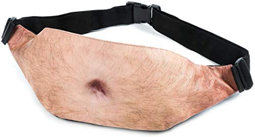 Bauch Gürteltasche - Bierbauch Bauchtasche wasserdichte Reißverschlusstasche Biergürtel Mehrfarbig