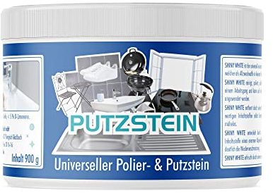 ABACUS® Putzstein mit Lotuseffekt, Universal-Stein, Scheuermittel, Reinigungsstein, Universalreiniger, Haushaltsreiniger, Polierstein, Universalstein – Putzstein 900g (4480)