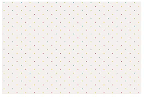 Mustertapete für Kinderzimmer - No.YK47 Bunte Punkte 255 x 384cm