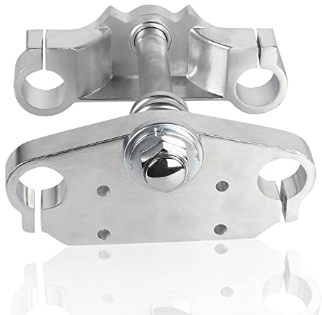 FLYPIG Fourche avant 33 mm Triple arbre support barre de serrage pour guidon de 7/8 22 mm 50cc 110cc 125cc Dirt Pit Bike Fit Honda Apollo