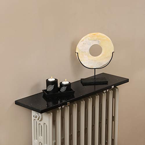 TABLETTE DE RADIATEUR QUARTZ NOIR 20X70 EP 2CM