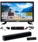 Antarion Pack TV LED 22 55cm Smart TV Camping 12V + Barre de Son Compacte