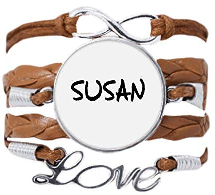 DIYthinker SUSAN Armband mit englischer Handschrift, Liebeskette, Seil, Ornament, Geschenk
