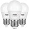 Vanke E27 Screw LED Bulb Cool White 6000K, 40W Equilavent, 6W Screw in Golf Ball Light Bulbs, 470 Lumen, 3-Pack, Non-Dimmable
