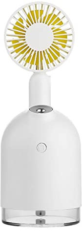 Humidifier fan 2 in1,Rechargeable USB mini humidifier, removable pocket handheld fan - 1pc