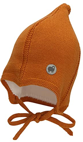 Sterntaler Unisex Baby Zipfli Strickmütze Mütze, Rost, 39 EU