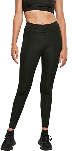 Urban Classics Damen Ladies Recycled High Waist Leggings Black, XS