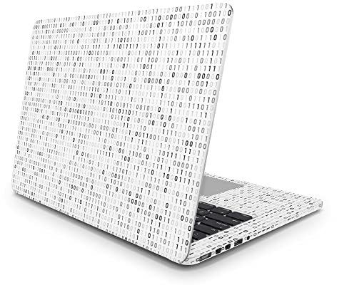 Sticker Master Binary Matrix Code Vinyl-Aufkleber Skin Cover 13 14 15 Zoll Notebook-Aufkleber für MacBook Asus Acer Hp Lenovo Huawei Dell Vs Toshiba 14 inch (35x26 cm)