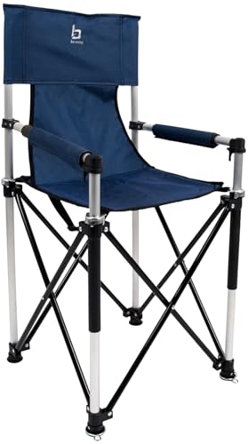 Bo-Camp Kinder Hochstuhl Camping Klappstuhl Strand Stuhl Faltstuhl Klappbar Alu