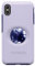 OtterBox + Pop Symmetry Series Case for iPhone Xs Max - Lilac Dusk with Dye Hard Blue Pop