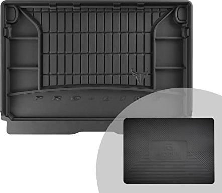 FROGUM ProLine 3D Alfombrilla Exclusiva de Goma cubeta Maletero para Citroën C3 Aircross Desde 2017 | Práctico Organizador | Los Bordes más Altos | Al Tamaño