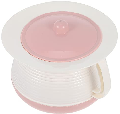 DOITOOL Nuit Pot en Plastique Urinoirs Portable Seau Poêle à frire Pots d'Urine Pot de Nuit Confortable Urinoir Pot avec Couvercle pour La Maison Bureau