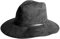 House of Ord Cape Town Riley Winter Fedora Damen Sonnenhut UV-Schutz UPF50+ Herbst Hut Damen - Größe: L=61cm Farbe: Schwarz