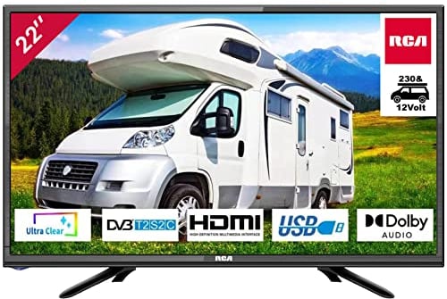 RCA iRB22H3C Televisore 22 pollici (TV 56 cm), uscita audio digitale, modalità hotel , 2023