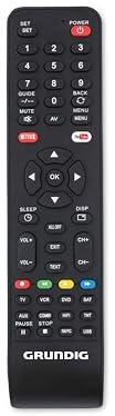 Grundig Universal-Fernbedienung - bis zu 8 Geräte gleichzeitig - 210 x 50 x 18 MM - Schwarz