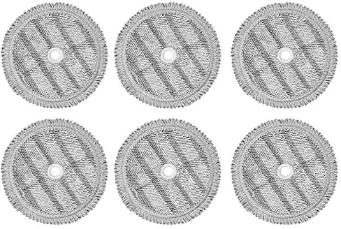 FUUIE 6 pezzi di ricambio mop pad stracci per LG A9 Mop panno aspirapolvere robot pulizia panno pezzi di ricambio