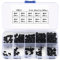 200 Stk Madenschrauben Sortiment Set, Gewindestifte Schrauben, Sechskantkopf Inbusschraube, Hex Grub Kopf Maschinenschraube Schraube Befestigungsteile Kits, M3/M4/M5M6/M8
