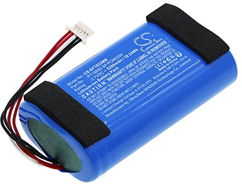 TECHTEK Battery 5200mAh compatible with [Eufy] Spaceview Pro baby cam, SpaceView Pro Video Baby Monitor, T8321-M, Video Baby Monitor 720P replaces PCM5200