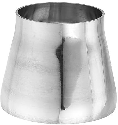 PATIKIL Concentric Reducer Concentric Reducer Steel Butt Weld 304 Stainless Tube Concentric Reducer and Increaser Pipe Fittings for Food Beverage HVAC Plumbing, 4 to 3