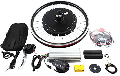 LUNICASHA Kit de conversión de bicicleta eléctrica de 20 pulgadas, 20 pulgadas y 48 V, kit de conversión de bicicleta eléctrica, motor de 1000 W