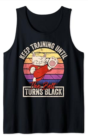 Trainiere weiter, bis der Gürtel schwarz wird Retro Tank Top