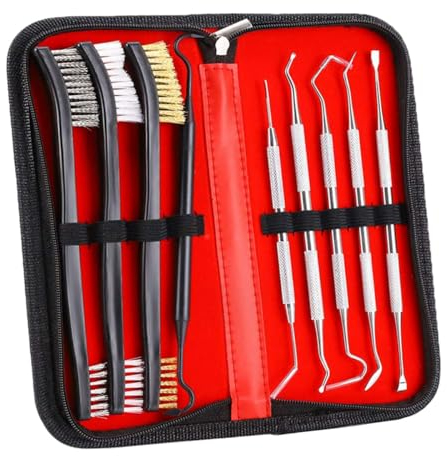 MOCNT Universal Kit de Limpieza de Pistola Herramientas de Limpieza Pistola Rifle Cepillos Limpias Kit Tubo Trapeador Cepillo