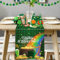 St. Patrick's Day Tischläufer, St. Patrick's Day Kleeblatt St. Patricktischläufer mit Kleeblatt Muster Tischläufer Frühling St. Patrickparty Tischdekoration für drinnen und draußen Esstisch 72x13 Zoll